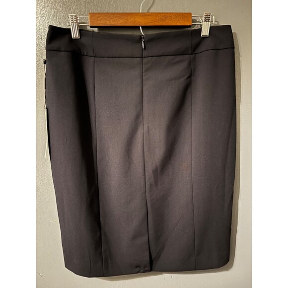 Calvin Klein Womens Classic Black Pencil Skirt Size 10 Workwear - Picture 4 of 6